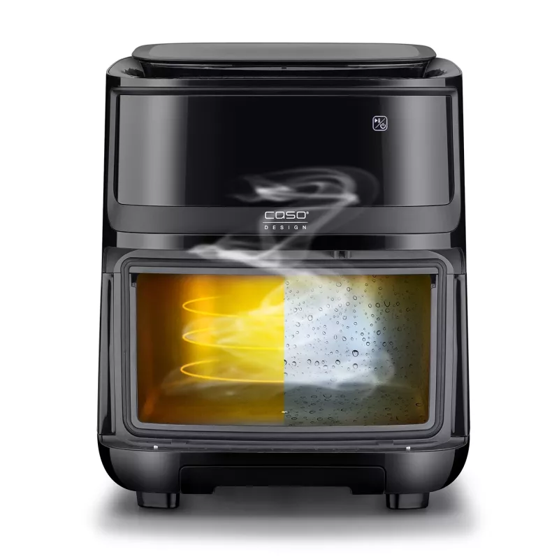 Frytkownica powietrzna Caso Steam and AirFry 700, 1700 W, 7 L, czarna