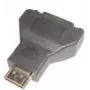 Przejściówka HDMI 5 e+p DVI 24+1pin Czarna