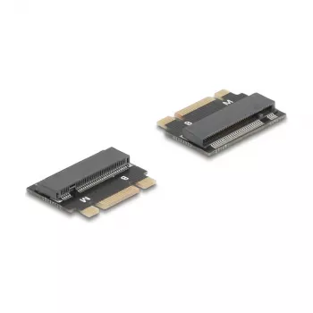 DELOCK 64342 Wewnętrzny adapter M.2 Interfejs hosta M.2 Męski Czarny