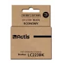 Tusz ACTIS KB-223BK zamiennik Brother LC223Bk, czarny tusz pigmentowy 16 ml, wydajność standardowa