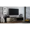 Cama szafka TV SIGMA1 180 dąb dąb sonoma/czarny połysk