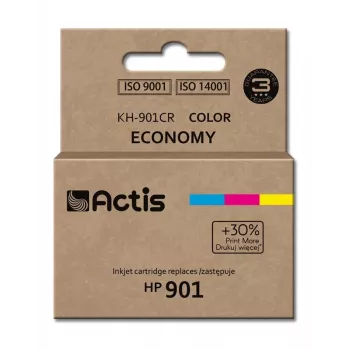 Tusz Actis KH-901CR do drukarki HP; zamiennik HP 901XL CC656AE; Standard; 18 ml; kolorowy