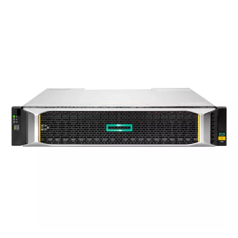 HPE MSA 2060 Disk Array 0 TB Rack 2U srebrny Czarny HDD SSD