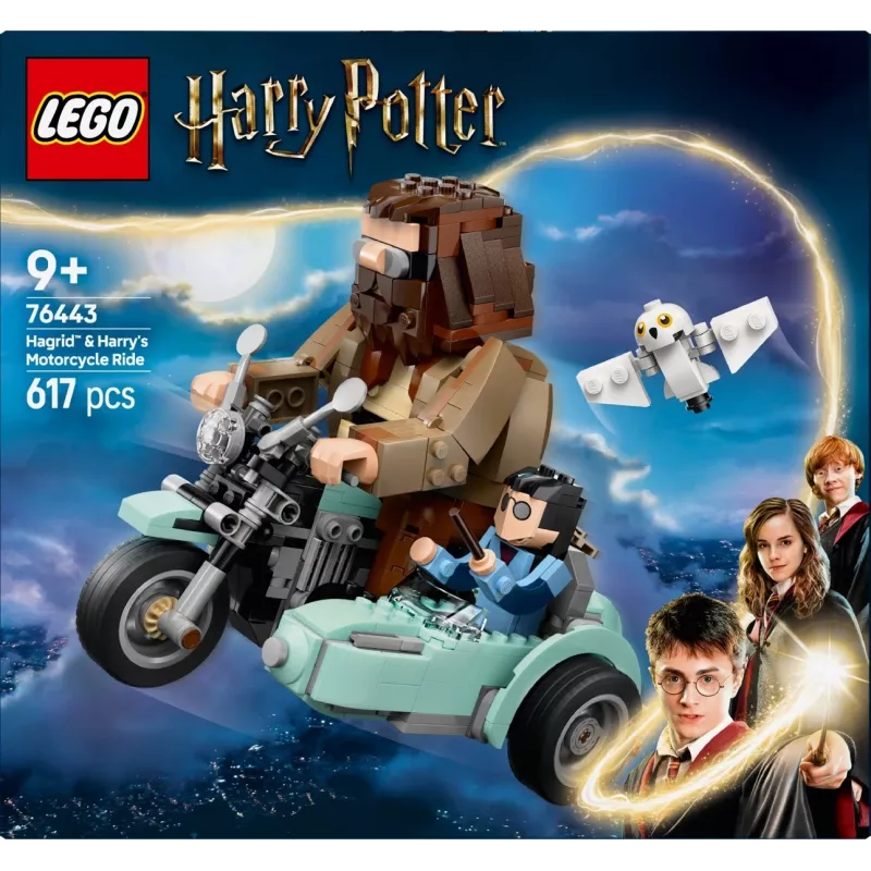 LEGO HARRY POTTER 76443 Przejażdżka Hagrida i Harry'ego na motocyklu
