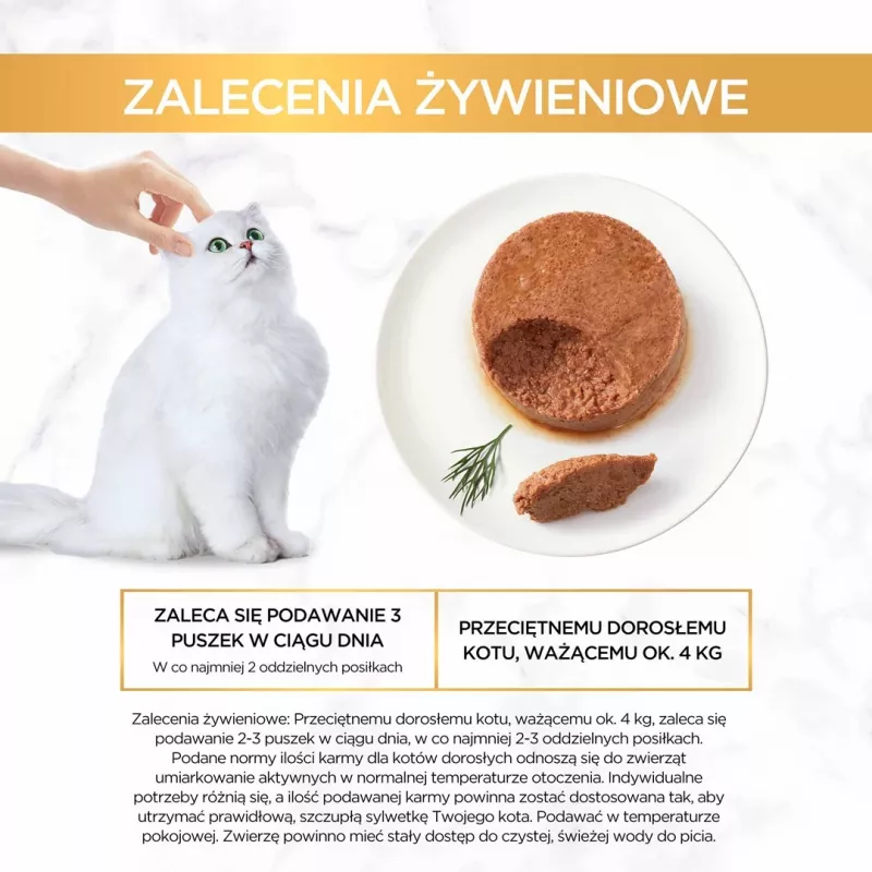 Mokra karma dla kotów Purina GOURMET Gold Adult Tuńczyk puszka 85 g, białko 10,5%, tłuszcz 7%, wilgotność 77,5%