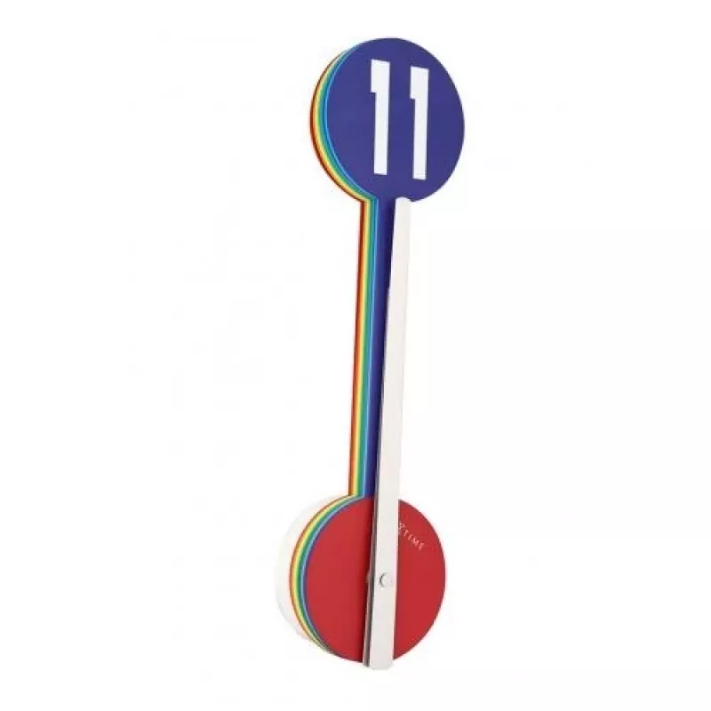 NeXtime klok 2995di Colour Guide, Ø 60 cm, ścienna, wielokolorowa