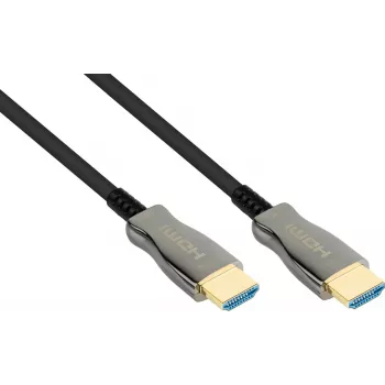 Hybrydowy kabel AOC HDMI 2.1 Ultra-High-Speed, 8K @60 Hz / 4K @120 Hz, 48 GBit/s, czarny, 100 m, PYTHON (AOC-H21100)