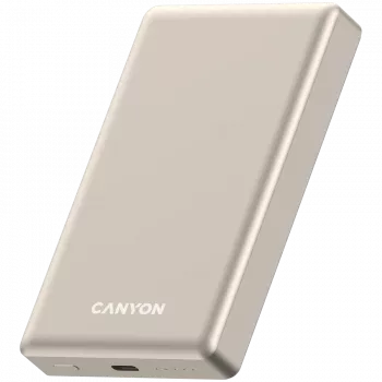 Canyon OnCharge 510 - Powerbank - 10.000 mAh - wejście USB-C - wyjście USB-C PD 20W + ładowanie bezprzewodowe MagSafe
