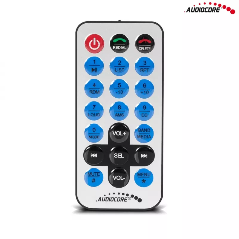 Audiocore AC9900 MP5 AVI DivX Bluetooth zestaw głośnomówiący + pilot