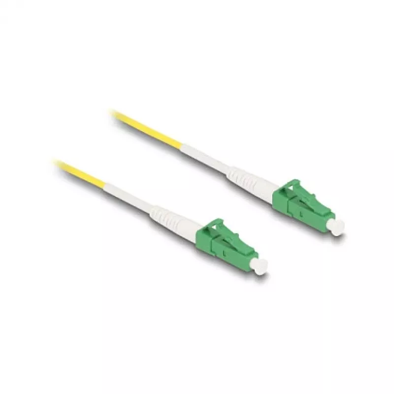 DeLOCK InfiniBand/kabel światłowodowy 0,5 m LC LC/APC żółty 83219