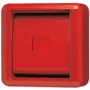 JUNG Cover Plate m. Glasscheibe 860WGLRT WG800 IP44 Czerwony einsch.roter rocker 860WGLRT (860WGLRT)