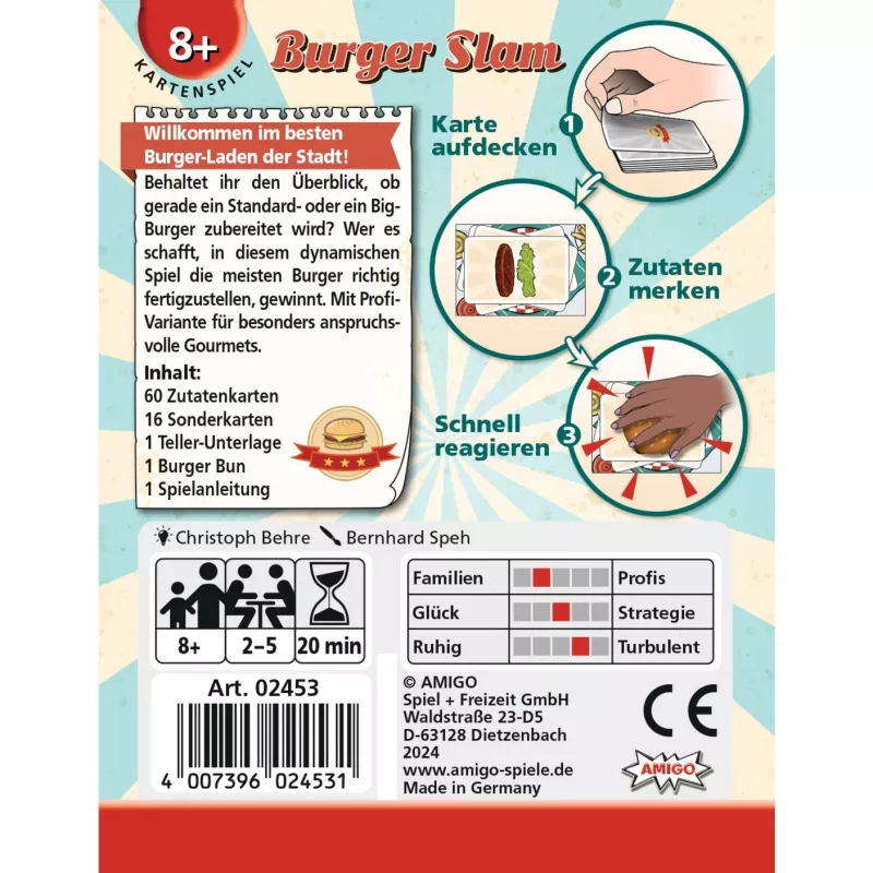 Burger Slam, gra karciana