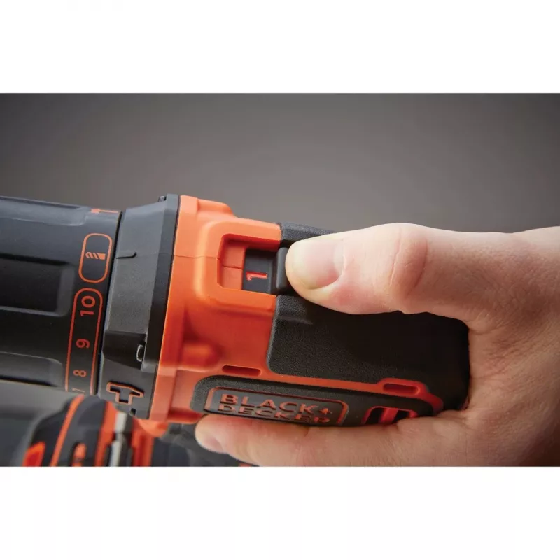 Wiertarka Black & Decker BDCHD18KB-QW bezkluczykowa Czarno-Pomarańczowa