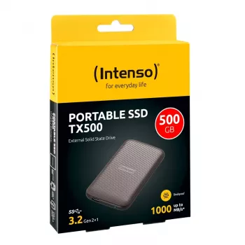 Dysk SSD Intenso 500 GB USB Type-C 3.2 Gen 2 Brązowy