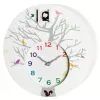 NeXtime zegar 2998wi Cuckoo Round, 30x10 cm, ścienny, biały