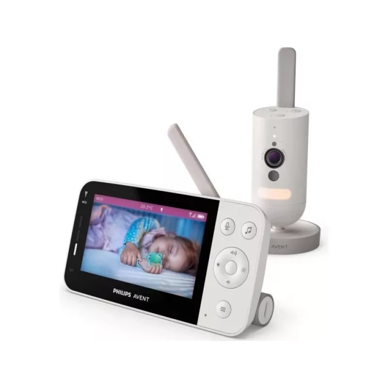 Philips AVENT SCD953/26 wideomonitor dziecięcy 400 m Wi-Fi Szary, Biały