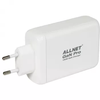 Zasilacz ALLNET PSU-GaNPD-USB-1A3C-130W — 130W, 1× USB-A, 3× USB-C