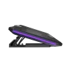 Podkładka chłodząca do laptopa FURY GUNBAI G3 14.1–17.3 cala z 2 wentylatorami, podświetleniem RGB, 2× USB