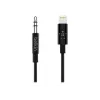 Belkin Kabel Lightning auf Kopfhöreranschluss - Lightning männlich bis Stereo Mini-Klinkenstecker männlich - 91.4 cm - Schwarz - für Apple iPhone (Lig