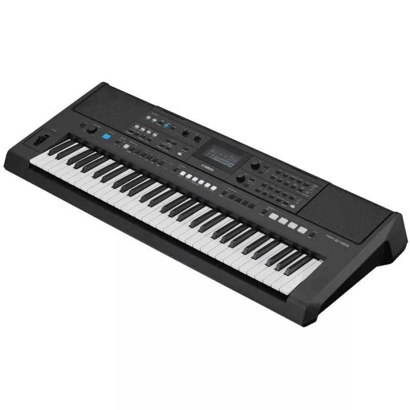 klawiatura YAMAHA PSR-E483 — 61-klawiszowy przenośny klawiatura aranżerski z dynamiką klawiatury i USB-MIDI