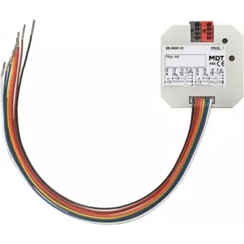 MDT BE-06001.02 interfejs przyciskowy / interfejs przycisku - 6-krotny, UP, bezpotencjałowy (BE-06001.02)