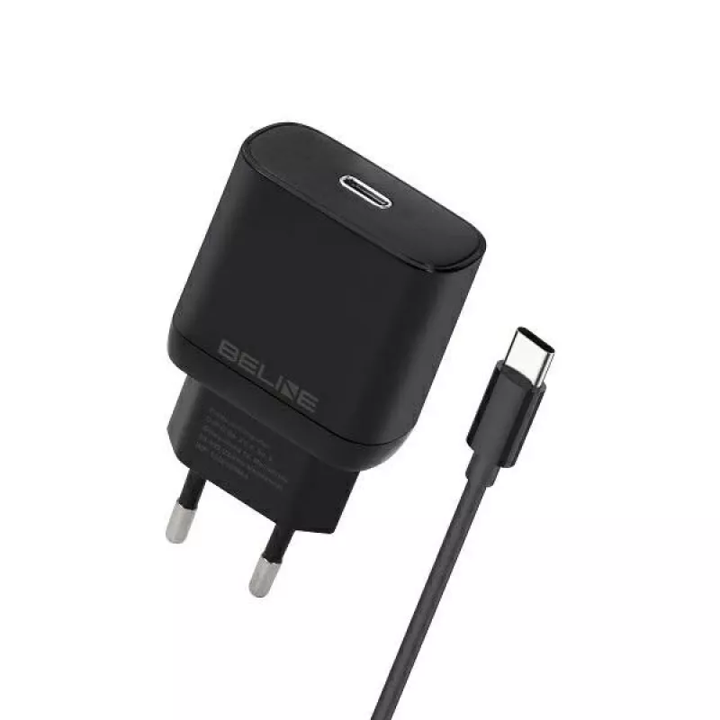 Charger Beline Beli02176 30W USB-C z kablem USB-C, czarny