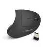 Mysz bezprzewodowa ESPERANZA EM133 — ergonomiczna praworęczna, 1600 DPI, 6 przycisków, odbiornik nano USB 2.4 GHz, zasięg 10 m, czarna