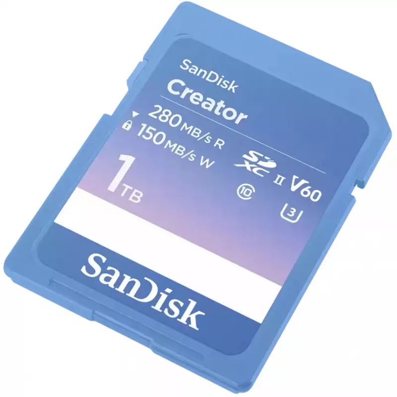 Karta pamięci SanDisk Creator SD UHS-II, 1 TB, niebieska, SDSDXEP-1T00-GNCIS