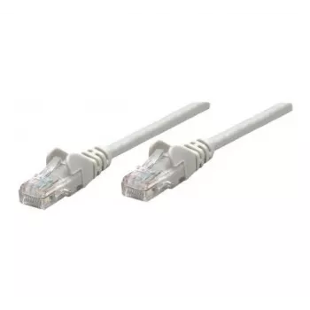 Intellinet sieciowy Patch kabel, Cat6A, 50m, Szary, Miedź, S/FTP, LSOH / LSZH, PVC, RJ45, Złocone Styki, Bezzaczepowa Osłona, Osłona Wtyku, Dożywotnia Gwarancja