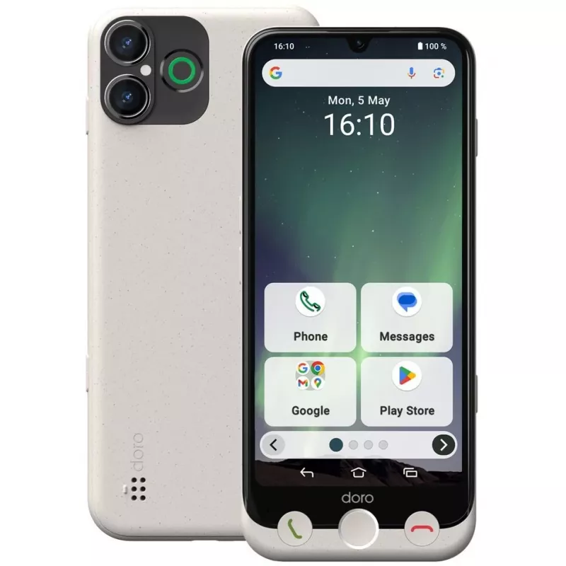 Smartfon Doro Aurora A30 6.1 cala 6GB 128GB Biały