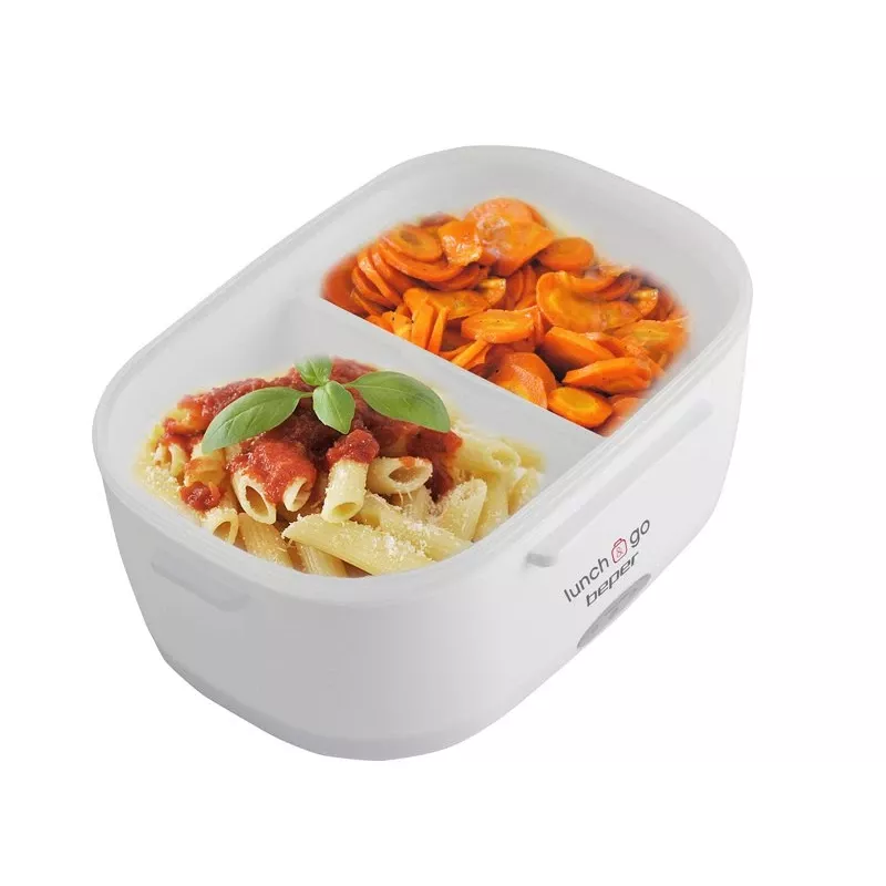 Elektryczny pojemnik na lunch Beper 90.920G - podgrzewacz do jedzenia 1 L, żółty