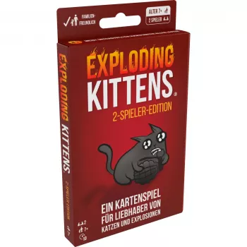 Exploding Kittens - Edycja 2-osobowa, gra karciana