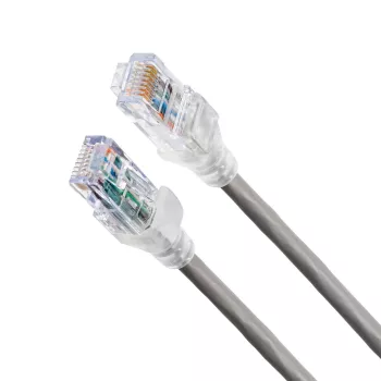 Kabel krosowy sieciowy Belden 10GX Cat6a U/UTP LSZH, 2 m, RJ-45–RJ-45, szary