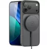 StyleShell INVISIO, Etui na telefon czarny, iPhone 17 Pro Max, kompatybilne z MagSafe