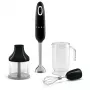 Blender ręczny Smeg HBF03BLEU — 700 W blender ręczny, dzbanek 1.4 l, ostrze ze stali nierdzewnej, czarny