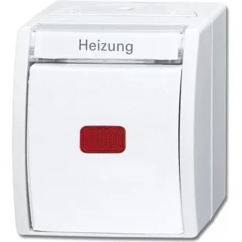 Busch-Jaeger wyłącznik awaryjny ogrzewania Ocean natynkowy biały 2601/2 SKWNH-54 (2601/2 SKWNH-54)