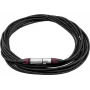 Kabel XLR PSSO 3-pinowy, 10 m, czarny, złącza Neutrik