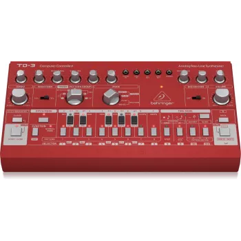 Analog synthesizer Behringer TD-3-RD czerwony 9V DC