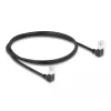 Kabel sieciowy DeLOCK RJ45 Cat.6A 1m Czarny