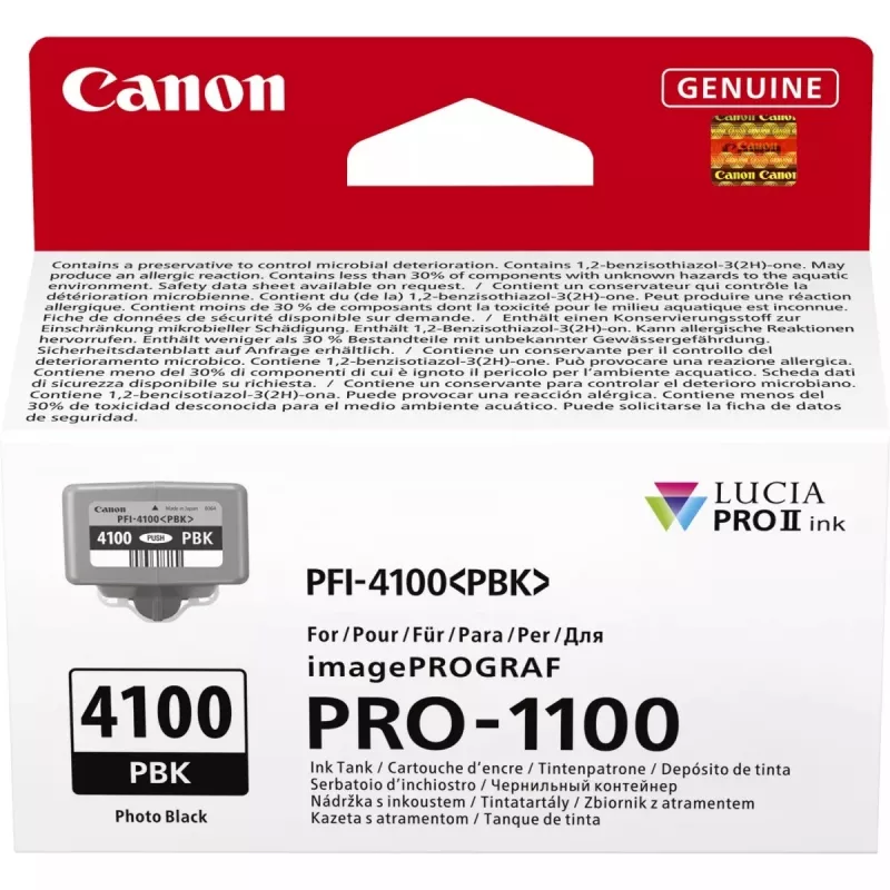 Canon LUCIA PRO II wkład atramentowy 1 szt. Oryginalny Standardowa wydajność Czarny fotograficzny