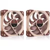 Wentylator do obudowy komputera Noctua NF-A12X25 G2 PWM SX2-PP 120 mm, 12 V, 1800 RPM, 107,3 m³/h, łożysko SSO, 2 szt., beżowy