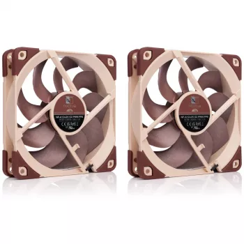 Wentylator do obudowy komputera Noctua NF-A12X25 G2 PWM SX2-PP 120 mm, 12 V, 1800 RPM, 107,3 m³/h, łożysko SSO, 2 szt., beżowy