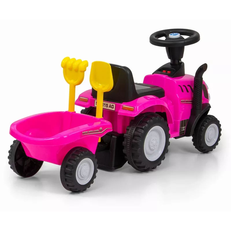 Pojazd do jazdy milly mally T7 traktor (różowy) zabawka dla dzieci