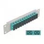 Panel krosowy światłowodowy DeLOCK 10 cali 12 portów SC Duplex Aqua 1U Szary