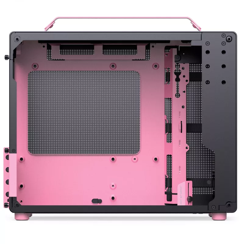 Jonsplus MATX Handle Case Z20 Czarny-Pink – obudowa Mini/Micro/Flex-ATX z uchwytem do przenoszenia