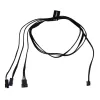 Wewnętrzny kabel zasilający Alphacool 18602 0,6 m 3-pinowy prosty