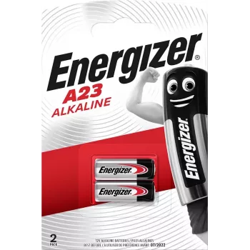 Bateria jednorazowa Energizer A23, alkaliczna 12 V, rozmiar A23, 2 szt., blister