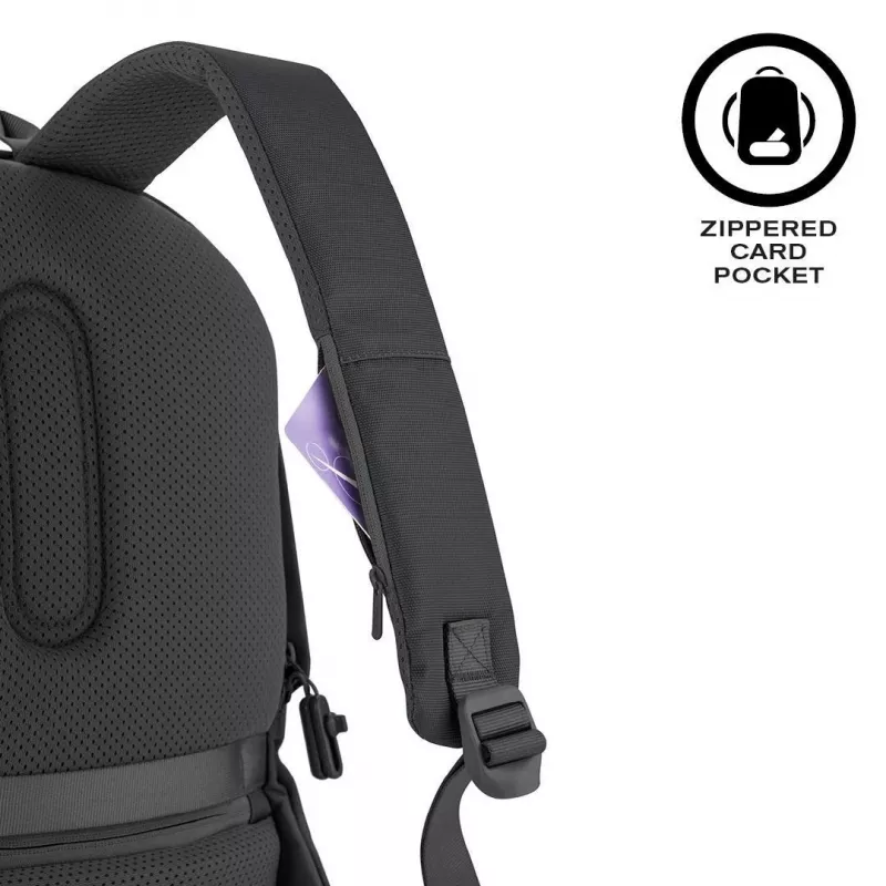 Plecak casualowy XDDESIGN Bobby Soft z komorą na notebooka 15,6 cala, 16 l, PET, czarny