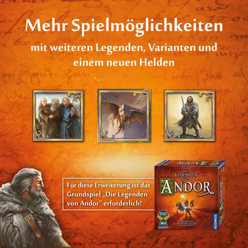 Die Legenden of Andor - Die Bonus-Box, rozszerzenie gry planszowej