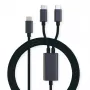 ROLINE - Kabel USB - 24-pin USB-C (M) na 24-pin USB-C (M) - USB 2.0 - 1,85 m - zasilanie USB (100 W) - Czarny (11.02.8308)